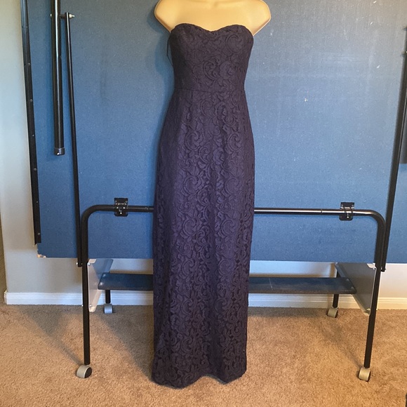 J. Crew | Dresses | Jcrew Strapless Navy Blue Lace Bridesmaid Dress Size 2 | Poshmark J. Crew | Dresses | Jcrew Strapless Navy Blue Lace Bridesmaid Dress Size 2 | Poshmark
